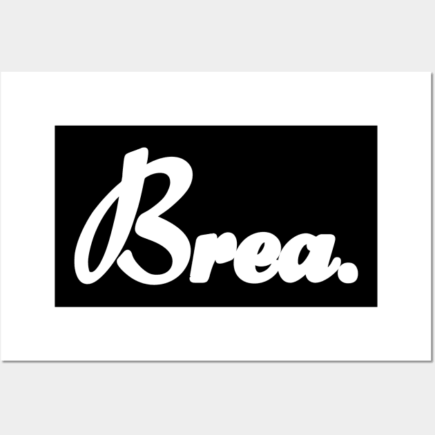 Name Brea Wall Art by CanCreate